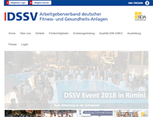 Tablet Screenshot of dssv.de